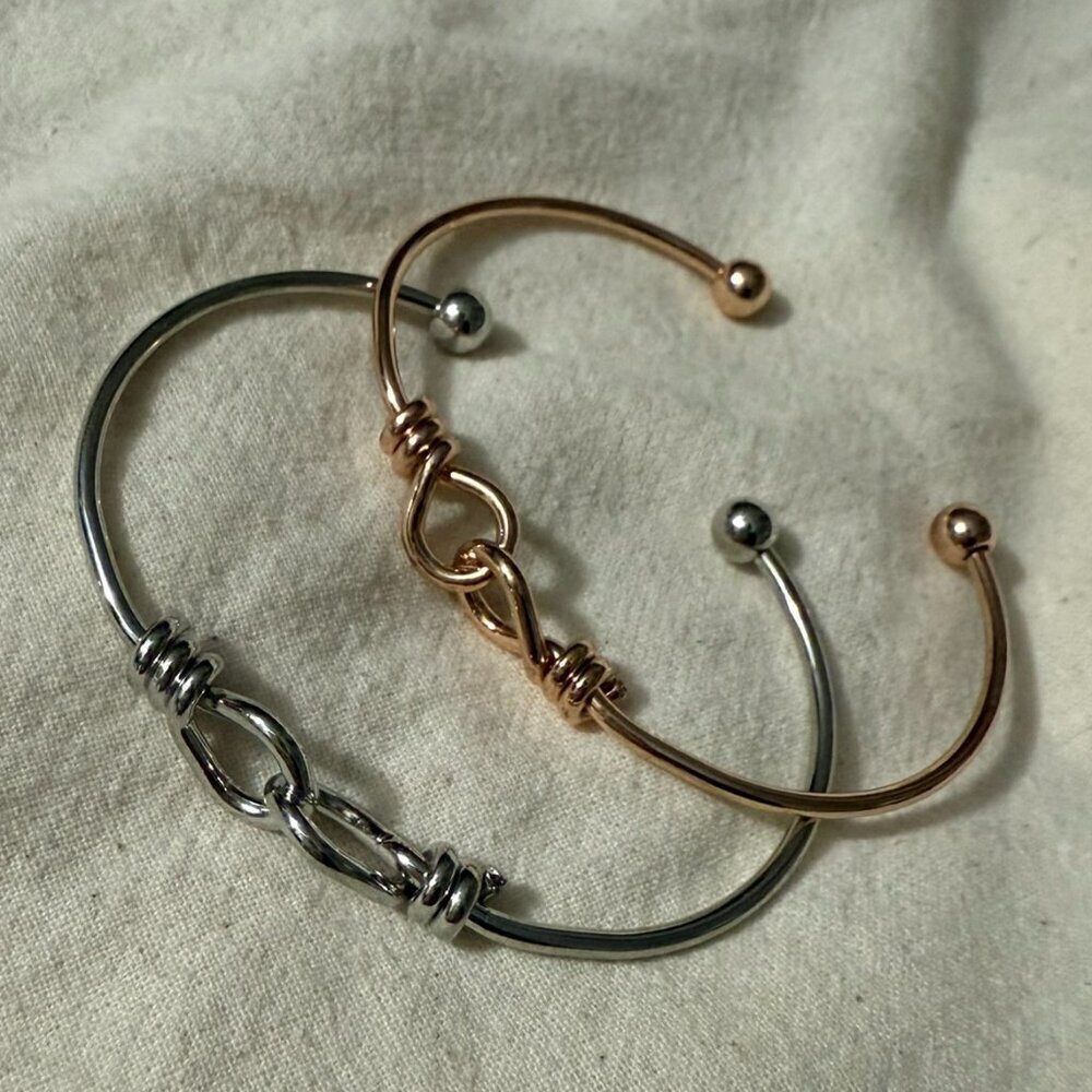 Bancroft - Montoya Knot Cuff - two-tone